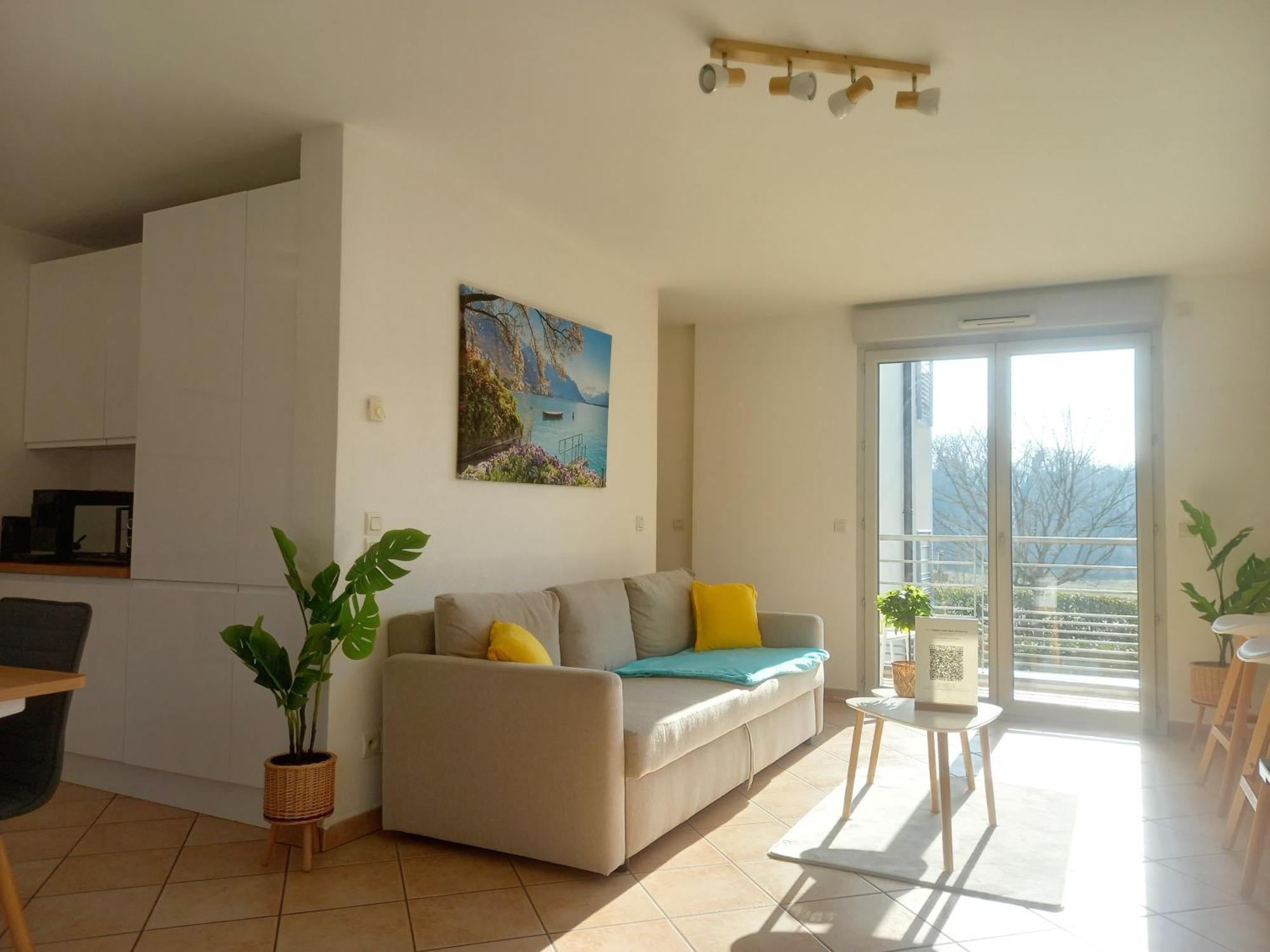 T2 De 56M2 - Geneve A 5 Min- Parking Prive Gratuit Daire Saint-Julien-en-Genevois Dış mekan fotoğraf